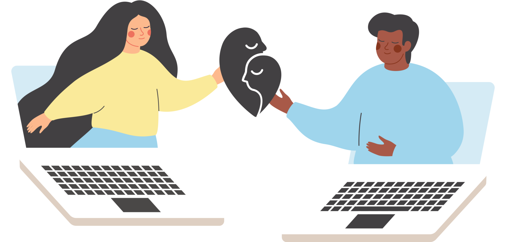 laptop-people-holding-logo